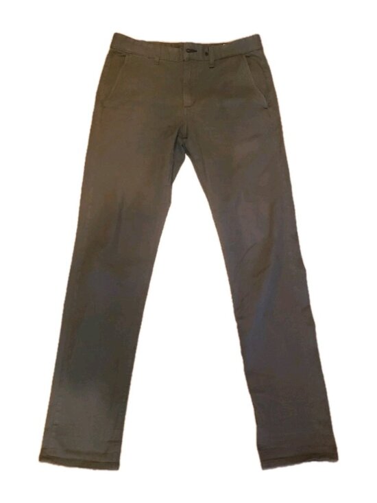 Rag Bone Twill Chino Pants Unisex Mens Army Green Stretch 32 X  32 - Picture 1 of 9